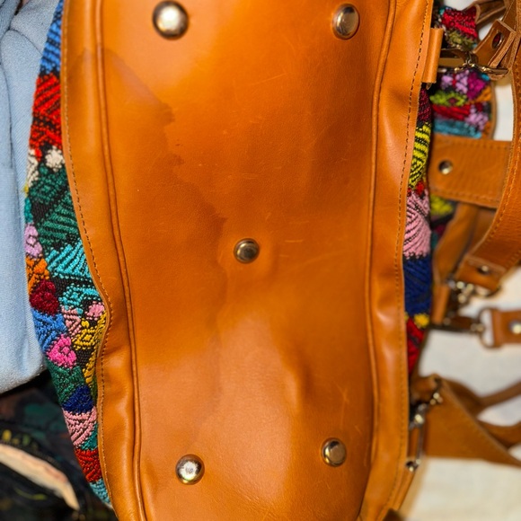 Nena & Co Brown Backpack with Leather Accents - Picture 12 of 13